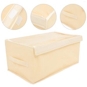 Sacos de armazenamento Caixa de guarda-roupa Roupas Bin Home Organizador Desktop Container Roupas para quarto Pvc Bins