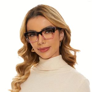 Sunglasses 1pc Oprah Style For Women Blue Light Blocking Computer Square Readers With Spring Hinge