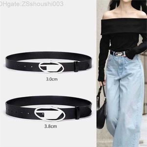 Silver Letter D Belts Men Designer Luxury Waistbands Width 3.0cm 3.8cm For Mens Womens Casual Trendy Cowskin Cintura Ceintures BOIJ