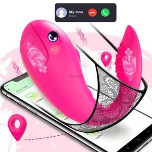 Wibratory aplikacja Bluetooth g wibrator punktowy dla kobiet dildo stymulator Pulowe kulki wibrująca majtki seksualne zabawki dla dorosłych