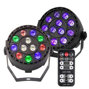 Disco Light 12W LED Par RGBW DMX Efekt oświetlenia scenicznego światło na ślub DJ Event Party Show LL