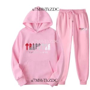 23 Tracksuit Men's Nake Tech Trapstar Track Suits Hoodie Europe American Basketball Football Rugby Tvådel med kvinnors långa ärm Hoodie Jacketbyxor 31