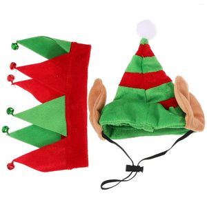 Odzież dla psów 1 zestaw kostium świątecznych elf elf kołnierz kołnierzy