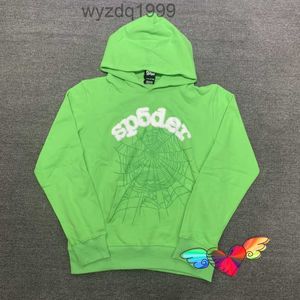 Mens Hoodies Fashion Sp5der 555555 Sweatshirts Designer Green Young Bandit Hoodie Man Women High Quality Angel Spider Web Graphic Print Foams Hoodies PulloveHZTT