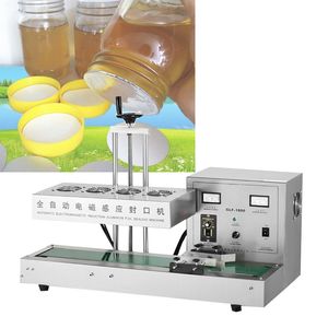 New Arrival Glass Jar Plastic Bottle Lids Aluminium Foil Automatic Induction Sealer Sealing Machine with Conveyor