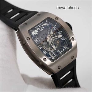 Richardmiler Luxury Wristwatches Manual Winding Tourbillon Watch Richardmill RM010 Mensc olectionw atcht itaniumm atald ated isplayf ullh ollowm anualm e 5z4l