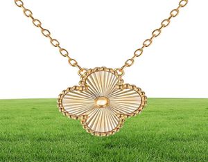 Ladi Clover Pendant Stainls Steel 18K Rose Gold Women Necklace6126038