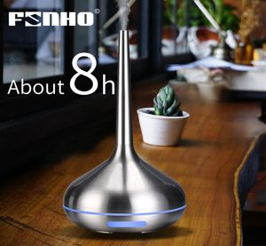 FUNHO FUMIDIFIER Ultrasonic Air Arom Diffuser Purifier Aromaterapi Essential Oil Mist Maker With Night LED Light Lamp för Hem Y5428055