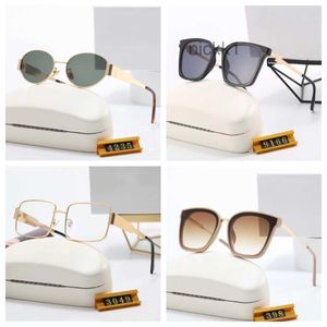 2024 New Fashion Top Look Designer Men and Women Uv Protection Classic Triomphe Sunglasses Triumphal Arch Gold Versatile Ins Tiktok Glasses Ellipse Sunscreen U8VV