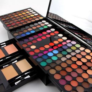 Miss Rose Professional Makeup 180 colori Matte Shimmer Palette Powder Blush Sopracciglio Contouring Beauty Kit Box MH88 240122