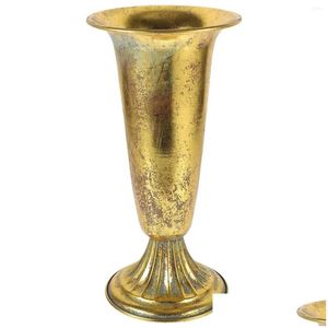 Vases Vintage Flower Vase Urn Planter Floral Dried Storage Wedding Table Centerpiece Drop Delivery Home Garden Dhfos