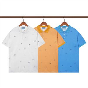 Designer New Men's Polo Shirt American Fashion Triangle Mönster Street Brand Shirt Gratis frakt T-shirt Storlek M-XXXL