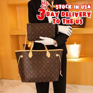 Mummy Bag Tote Çantalar M41178 Tasarımcı Lüks Çantalar Asla Doldurulmuş Çanta 2 PC SET RETRO Moda Alışveriş Çantası Çiçek 4 Gün İçinde Büyük Çanta Teslimat