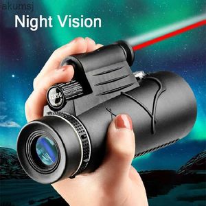 Teleskop 50x60 Militär Kraftfull kikare Lång räckvidd Zoom HD Portable Professional Telescope Monocular Low Night Vision for Hunting YQ240124