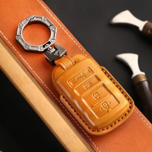 Car Key Cover Case for KIA Cadenza K9 K7 K-04 Sorento K900 New K7 Genuine Leather