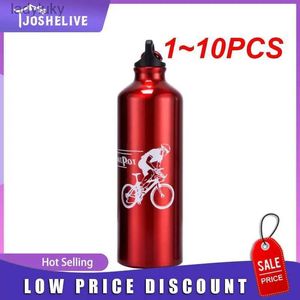 Bottiglie d'acqua gabbie 1 ~ 10pcs 750 ml Cicling Bike termico in bici versatile Bottiglia in lega d'acqua in lega in alluminio MTB MTB Mountain Bikel240124