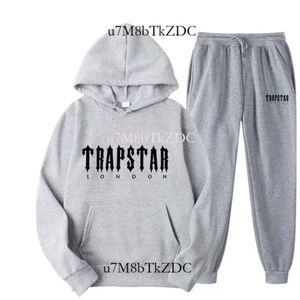 23 Tracksuit Men's Nake Tech Trapstar Track Suits Hoodie Europe American Basketball Football Rugby Tvådel med kvinnors långa ärm Hoodie Jacketbyxor 374