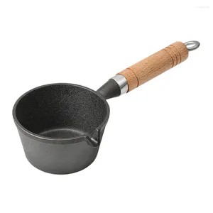 Pentole Padella portatile da esterno Pentola da campeggio Uovo sodo Versare un piccolo Wok Conveniente frittura di cibo Salsa da cucina