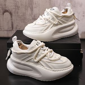 Vårens mäns plattform andas andliga män chunky skor tränare kvinnor sneakers tenis masculino zapatillas hombre