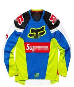 FOX TLD018 Mountain Bike ridjacka Speed ​​Drop Suit LongSleeved Men039S Bike Offroad Motorcykel Racing Suit Custom5398055