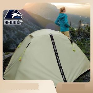 Tents And Shelters Outdoor Tent Cam Fl Shelter Lightweight Mountaineering Aluminum Pole Camp Travel Beach Drop Delivery 77