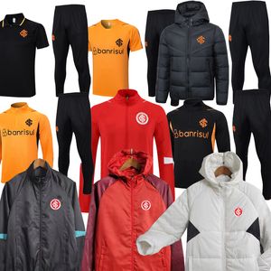 23 24 Internacional NICO Fußball-Trainingsanzug Hoodie Fußballtrikots DE PENA ALEMAO L.ADRIANO ALEMAO A. PATRICK Herren-Kinder-Kit-Shirts Langarm-Trainingsanzug Chandal