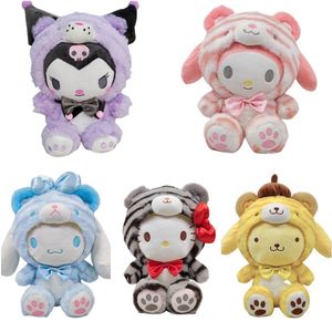 20CM Kawali Tiger Kuromi Plushie Cartoon Cosplay Kitty Melody Pillow Plush Anime Kid Toys Cartoon Anime Collection For Gift 6 Styles