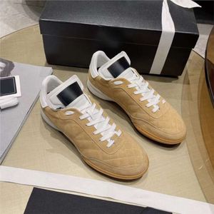 2023 Guangzhou Autunno Nuova Pelle Versatile Testa Rotonda Lace Up Piccolo Vento Profumato Ling Griglia Traspirante Scarpe Sportive Casual Piccolo Canale scarpe