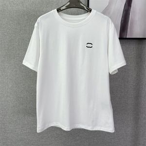 Designer Women's T-shirt Summer Top European and American Fashion Brand Simple Pure Cotton High Quality Short Sleeve Loose Casual Letter Small Label Print