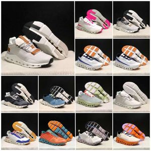 2024 Designer Casual Shoes Mens Cloud running Pearl White Womens Foam Tennis Platform Sneakers Run Pink Clouds Monster Shoe White Black Sports Trainers