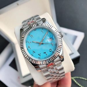 Mens 럭셔리 자동 시계 기계 시계 40mm 904L 스테인리스 스틸 수영 디자이너 시계 클래식 사파이어 빛나는 시계 비즈니스 레저 Montre de Luxe