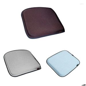 Capas de assento de carro Ers Almofada Gel Honeycomb Pad Melhorado Duplo Não Deslizamento para Cadeira de Escritório Ciática Cadeira de Rodas Drop Delivery Automóveis Otnx8