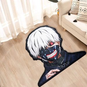 Изготовленный на заказ ковер/коврики в стиле аниме Tokyo Ghoul Kaneki Ken, мягкие нескользящие коврики для дома, коврик для кухни/ванной комнаты, персонализированный декоративный ковер