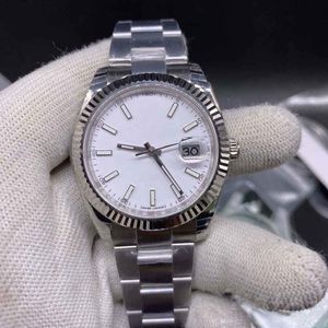 Homens de luxo Assista 40MM mostrador branco relógios de pulso mecânico automático 3235 Movimento Mens caixa de prata 904 aço inoxidável relógios de alta qualidade