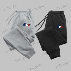 Męskie spodnie mężczyźni Kobiety Długie spodni jesień zima męska bawełniana odzież swobodne spodnie miękkie sportowe spodnie joggingowe 4 kolory T240129