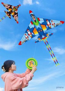 Kite Accessories Free Shipping Plane kites flying toys for children kites string line flying fighter kite flying toy power kite Child kite