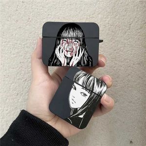 Чехлы для мобильных телефонов Аниме Tomie Revenge Junji Ito Horror Cartoon Чехол для наушников для Airpods Pro 2 3 Аксессуары для беспроводных наушников для Air Pods 3 Чехол