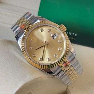 Date Mens Ladies Date Gold Watch 41mm 36mm 31mm Stainless Steel Bracelet Automatic Mechanical Quartz Water Resistant Luminous Wristwatches designer Watches