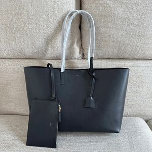 Spacchi Designer Baglie di lusso Luxo in pelle nera Borse tote borse laptop da viaggio femminile da viaggio grande shopper borse da uomo in tamburo per il corpo