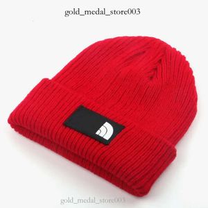 North Beanie vinter varm hatt stickad hatt unisex mode gata hattar casual beanie hatt manschetterad mössa uniform storlek 10 färger att välja 445