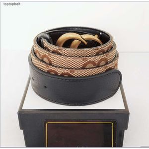 Fashion Luxury Belts Plaid Flower Striped Leather Belt Designer Men's And Women's High-quality Belt 3.8CM Letter G Gift 10A