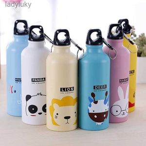 Water Bottles Cages 500ML Water Bolttle Lovely Animals Creative gift Outdoor Portable Sports Cycling Camping Hiking Bicycle School Kids Water BottleL240124