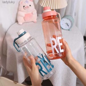 Vattenflaskor burar Fitness Temperatur Högt beständigt högt utseende Space Cup Portable Kettle Drinking Bottle Water Bottle Sports Vatten CUPL240124