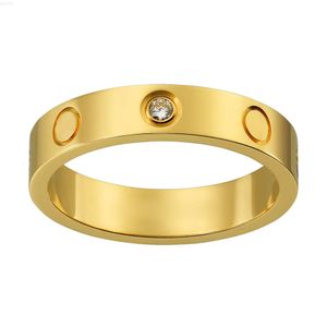Sc Новая мода Позолоченное обручальное кольцо из нержавеющей стали Простое простое кольцо на булавке Свадебное кольцо для пары Женщины Мужчины