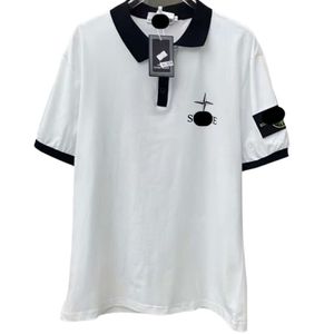 Herrpolos herr tshirt stenar designer ö original kvalitet män och kvinnor slag bekväm mode casual lös poloshirts bhox