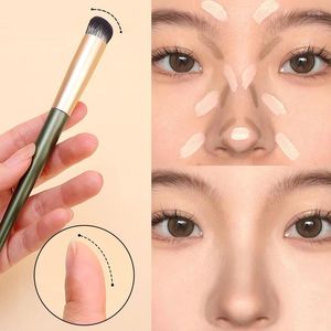 Makeup Brushes Professional Finger Belly Nose Contouring Concealer Brush Precision Smudge Cover Acne Dark Circles Foundation Cosmetic