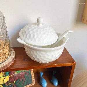 Bowls Euro-America Style Ball Bowl Soup Cooking Fashion Classic Beautiful Ceramics Daily Household Retro Everyday