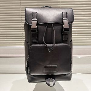 Classic Outfit Backpacks Trend Coa Track Casual Soft Leather High Quality Double Shoulders Pack Designer Backpack Computer Bags Wallet Strap Composite Bag for Men