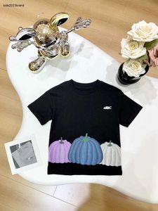 New kids T-shirts Colorful pumpkin print child tees Size 100-150 cotton Baby clothes summer boys girl Short Sleeve Jan20