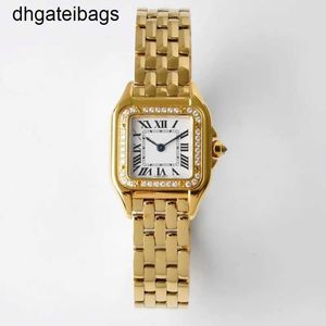 Carters-Uhr, Diamant-Uhren für Damen, AAA-Qualität, Luxus-Designer, Gold und Silber, 22 mm, lässiges Armband, intelligentes Licht, klein, beliebtes Geschenk für Studentinnen